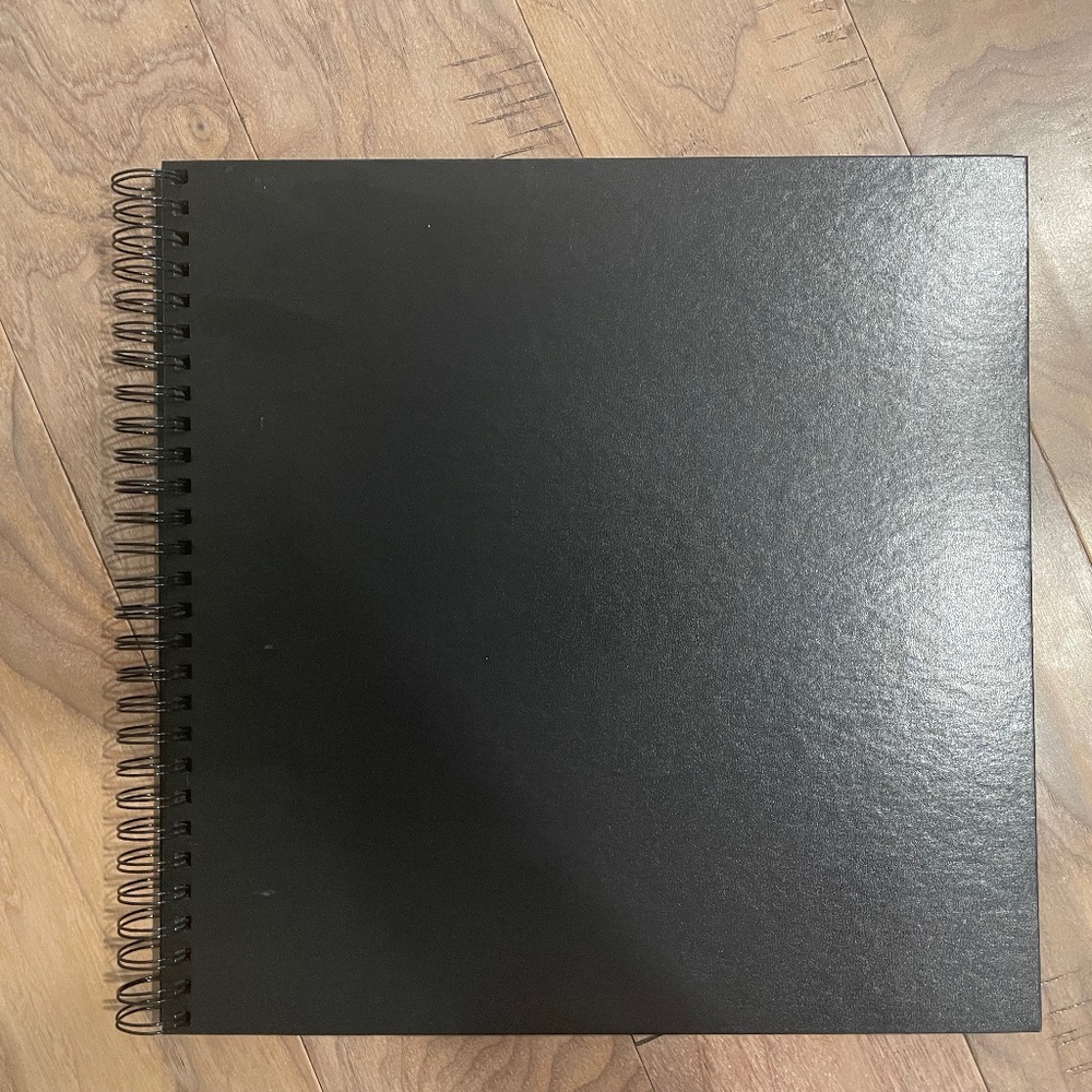 Black Paper Scrapbook/Memory Book/Photo Album